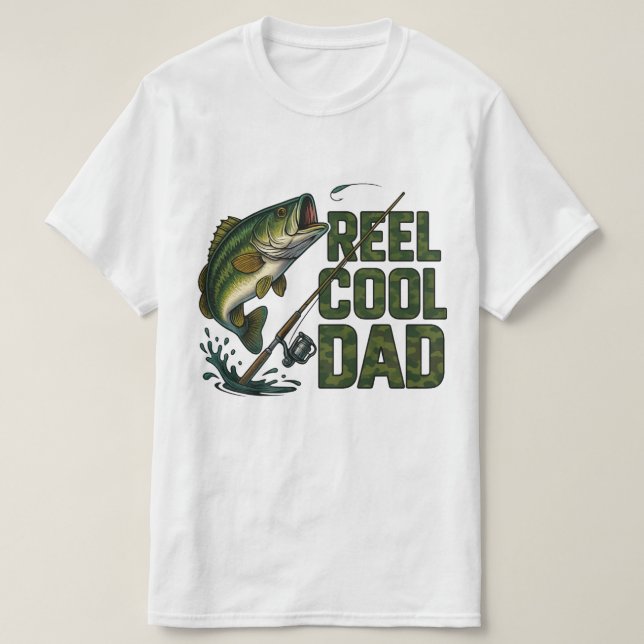 Reel Guay Dad | Camiseta del Día del Padre Pescado (Diseño del anverso)