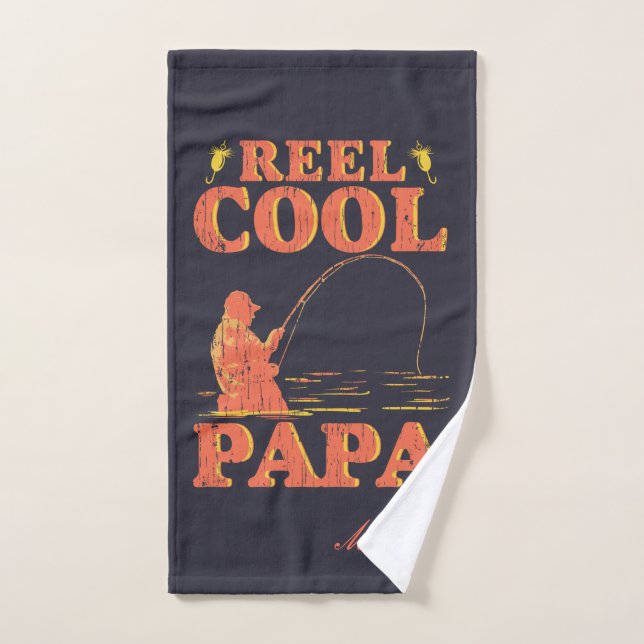 Reel Guay Papa, gracioso padre de los pescadores d (Toalla de mano)