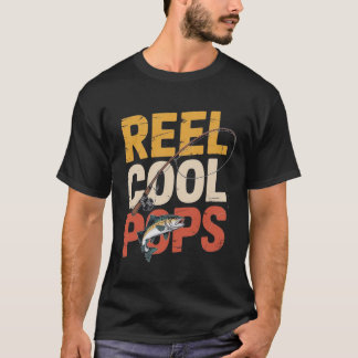 Reel Guay Pops Funny pescando camiseta de papá