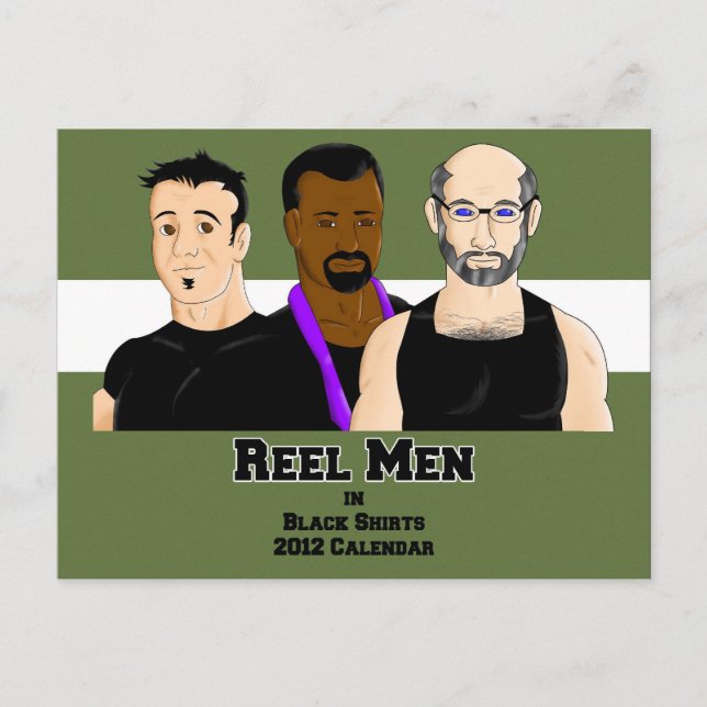 Reel Men: Tarjeta de calendario (Anverso)