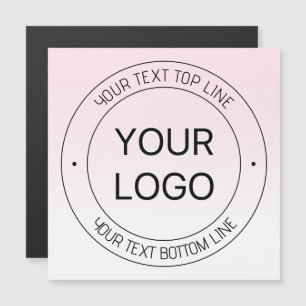 Reemplazo de logotipo fácil y texto editable rosa