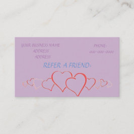 REFIERA LAS TARJETAS DE UNA LEALTAD DEL AMIGO