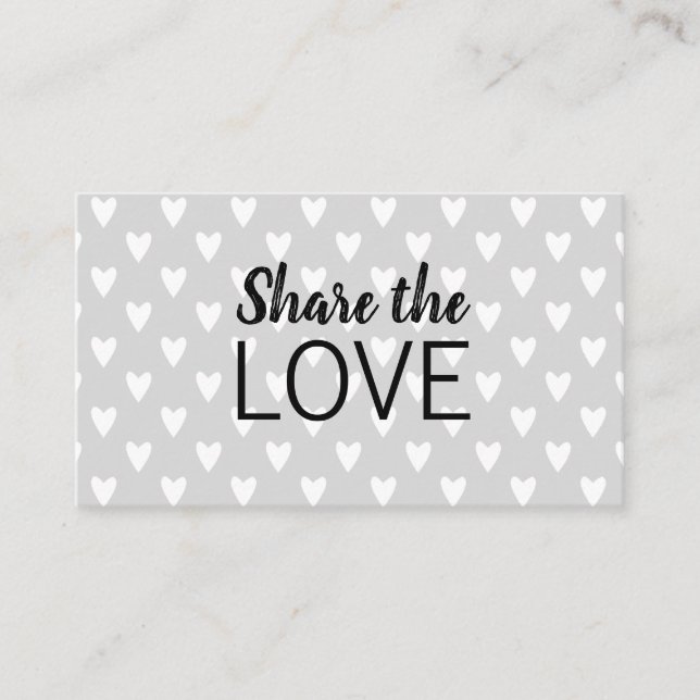 Refiera una tarjeta de visita gris moderna de moda (Anverso)