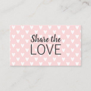 Refiera una tarjeta de visita rosada moderna de