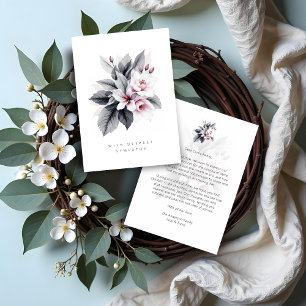 Refined Black White Illustration Leaves & Flowers