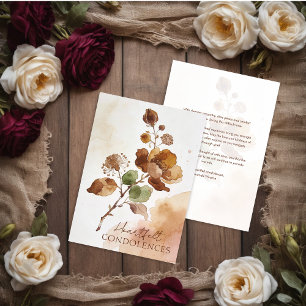 Refined Brown Botanical Branches Sympathy