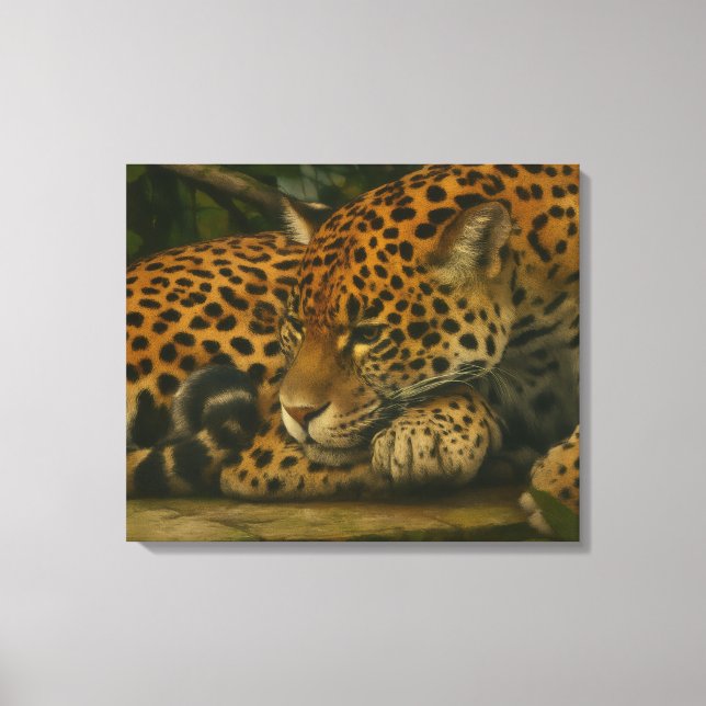 Reflectivo Jaguar - Impresión de arte de vida salv (Anverso)
