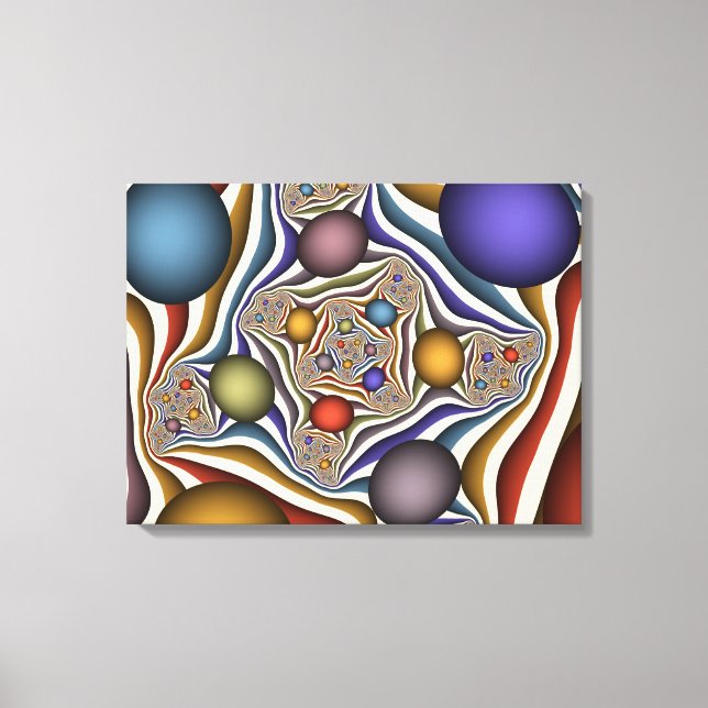 Reflejando arte fractal colorido y moderno abstrac (Anverso)