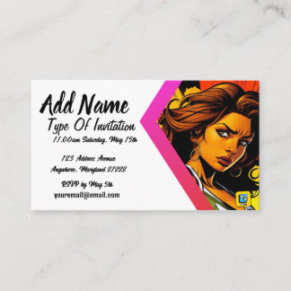 Reflejar La Invitación Para Ella