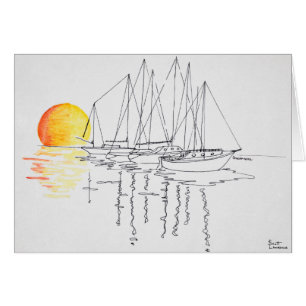 Reflejo de velero Concarneau, Bretaña