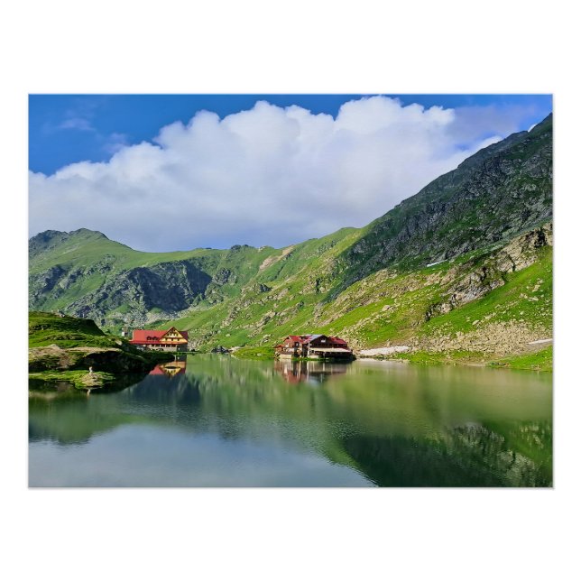Reflejo del lago Balea – Impresión alpina de los C (Anverso)