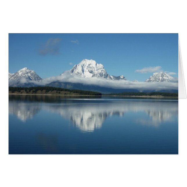 Reflejo del Monte Moran en Grand Teton (Anverso (Horizontal))