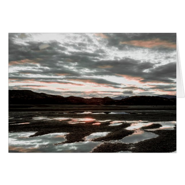 Reflejos del amanecer en Lago Grey. Torres del (Anverso (Horizontal))