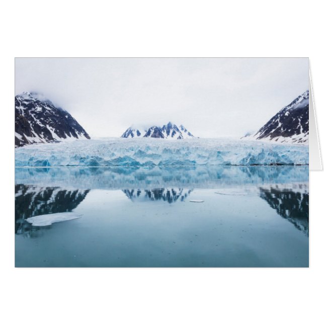 Reflejos del glaciar, Noruega (Anverso (Horizontal))