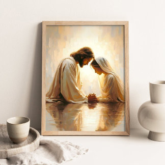 Reflejos Divinos, Arte Cristiano para Pared, Jesús