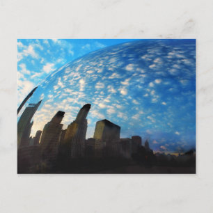 Reflexión de Chicago, postal