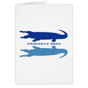 Reflexión de cocodrilos (azul)