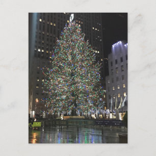 Reflexión del árbol de Navidad del Rockefeller Cen