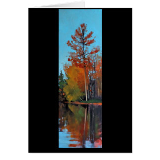 Reflexión del pino rojo