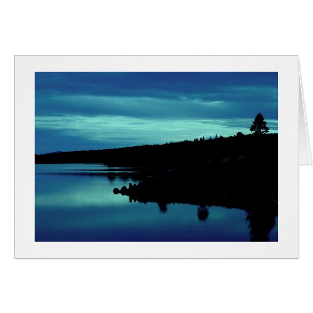 Reflexión en azul (Anverso (Horizontal))