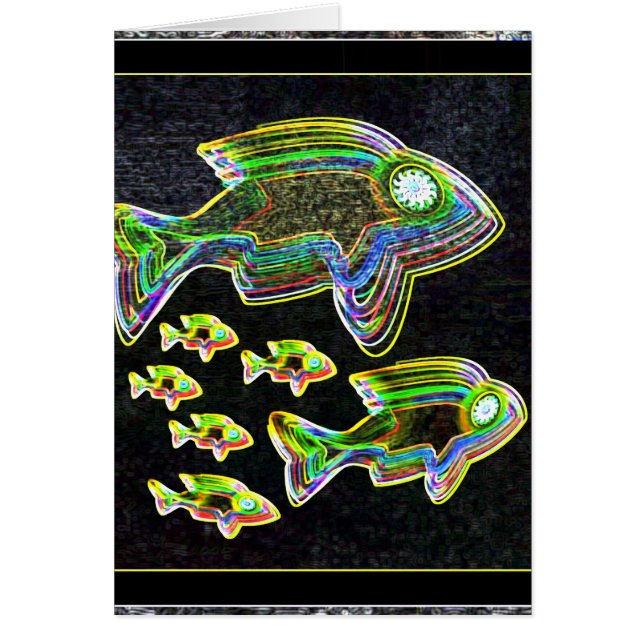 Reflexión iluminada: Pescados en luz de inundación (Frente)