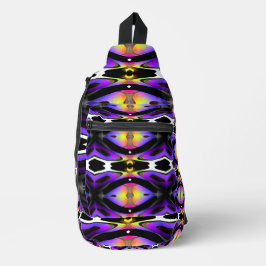 Reflexión radiante Mochila de eslinga Purple Prism