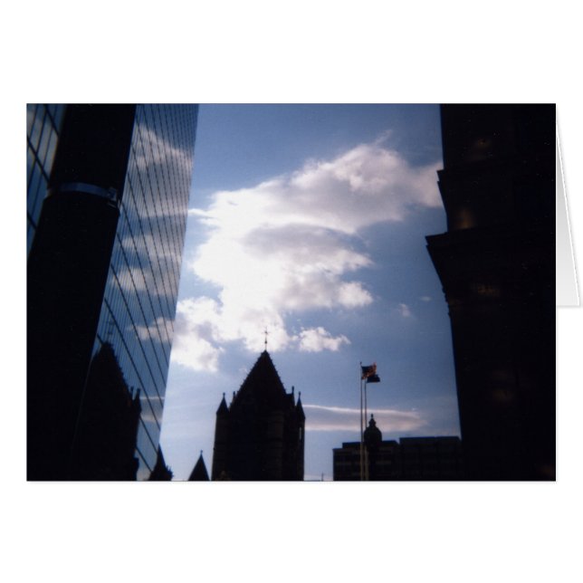 Reflexión sobre el cielo urbano (Anverso (Horizontal))