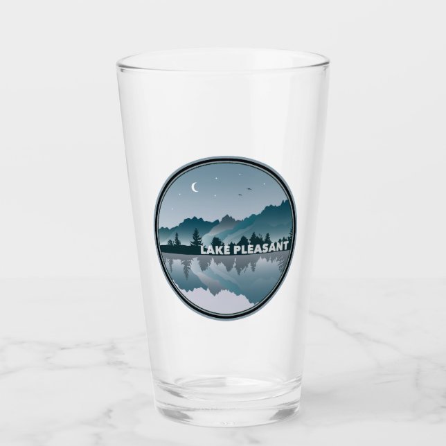 Reflexión sobre el lago Pleasant Arizona (Anverso)