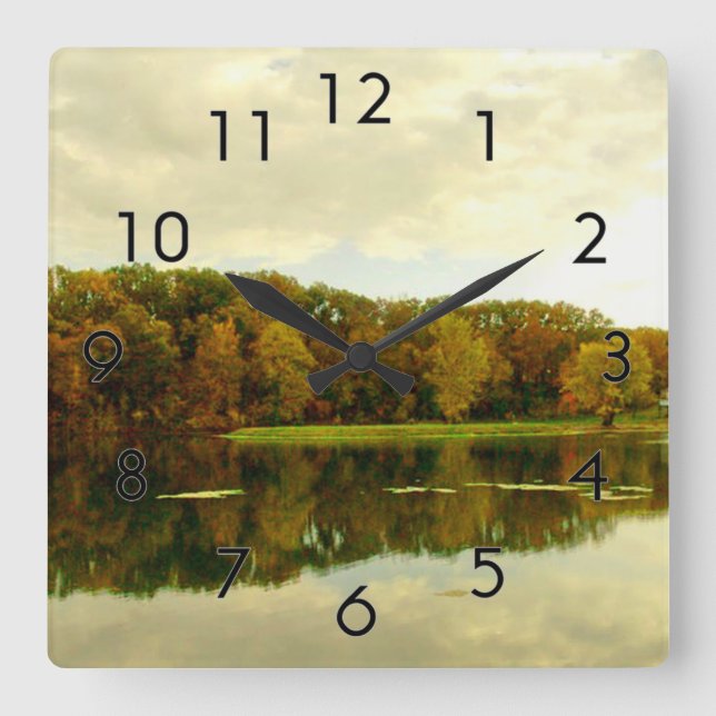 Reflexiones 1 Reloj de pared (Anverso)