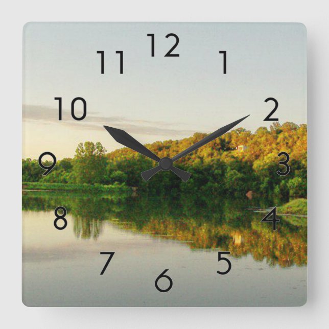 Reflexiones 2 reloj de pared (Anverso)