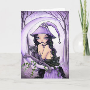 Reflexiones brumosas - tarjeta en blanco