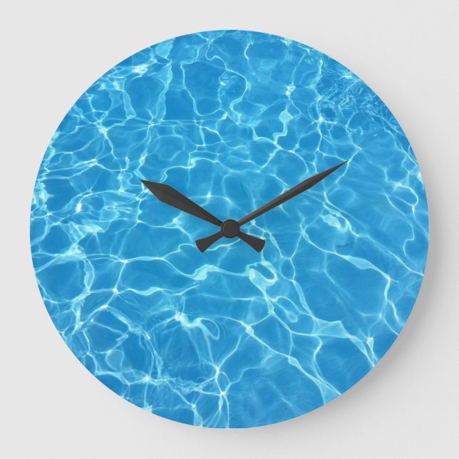 Reflexiones de agua de burbuja Textura Reloj grand (Anverso)