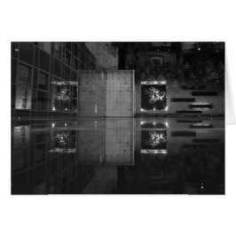 Reflexiones de la ciudad de Noir, tarjeta