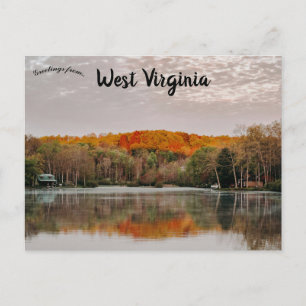 Reflexiones de otoño postales de Virginia Occident
