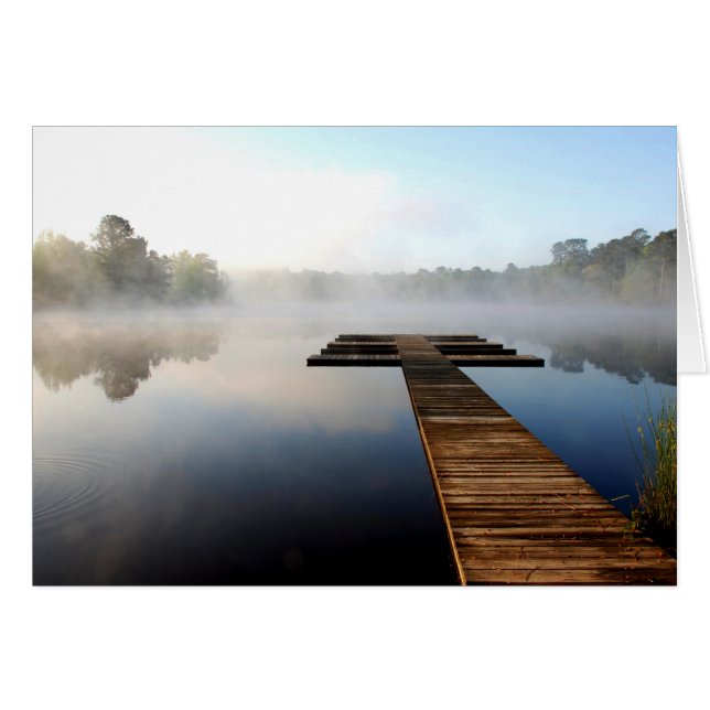 Reflexiones en un muelle del barco (Anverso (Horizontal))