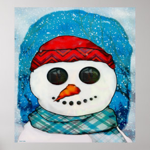 Reflexiones Navidades Arte Popular Snowman