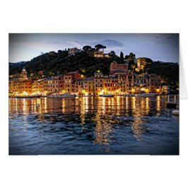 Reflexiones sobre Portofino, Italia - Notecard