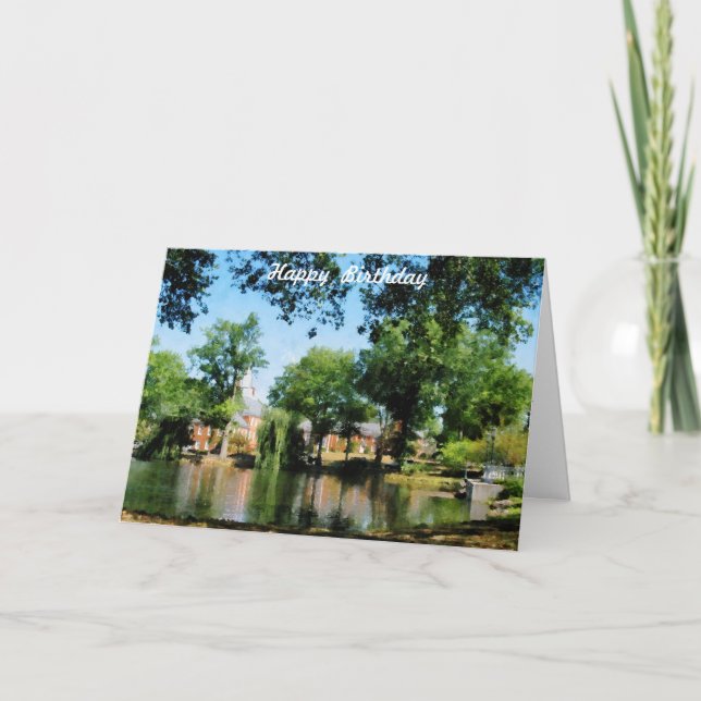 Reflexiones - Tarjeta de cumpleaños (Anverso)