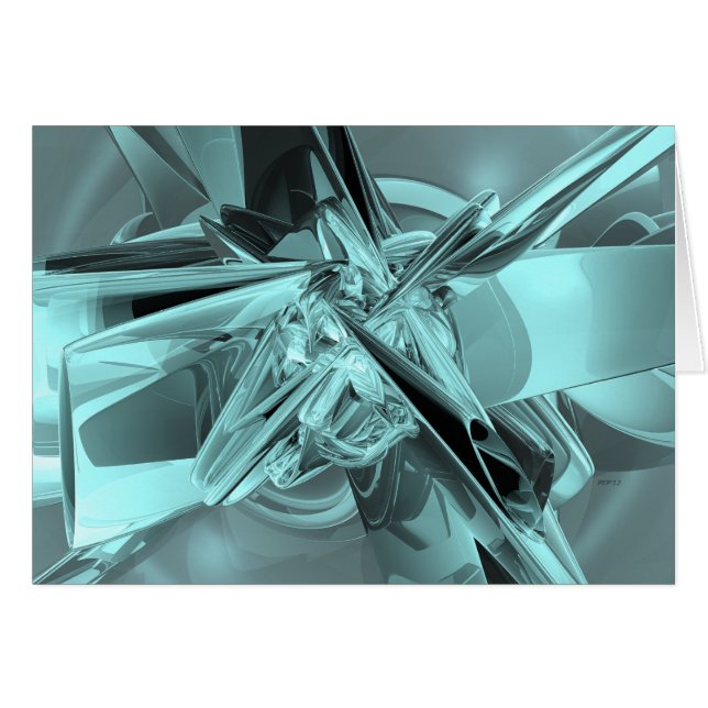 Reflexiones turquesas (Anverso (Horizontal))