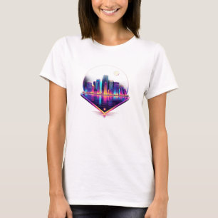 Reflexiones urbanas camiseta femenina