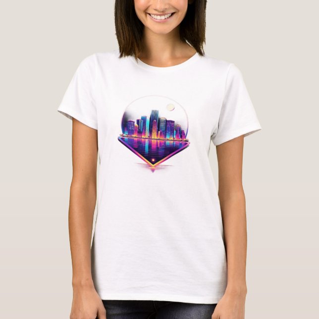 Reflexiones urbanas camiseta femenina (Anverso)