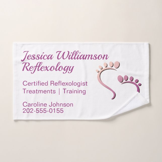 Reflexología Cuidado de los pies podiatriotas (Toalla de mano)