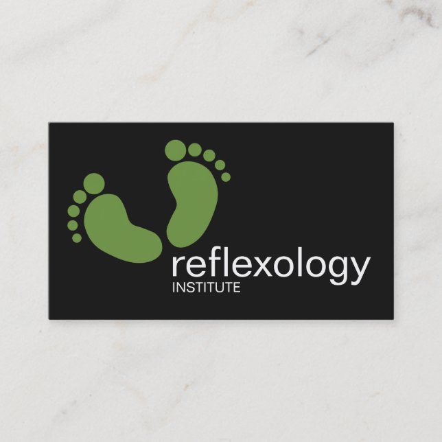 Reflexology Podology y tarjeta de visita del No1 (Anverso)