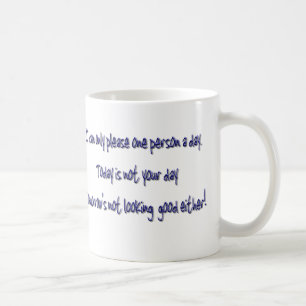 Refrán divertido chistoso de la taza de café