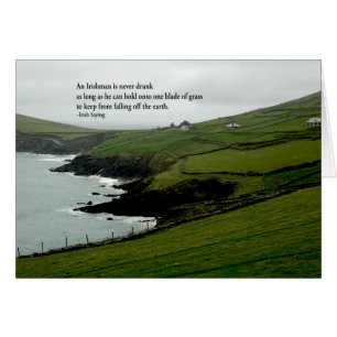 Refrán irlandés sobre la consumición