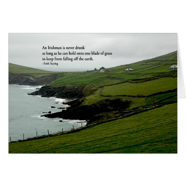 Refrán irlandés sobre la consumición (Anverso (Horizontal))