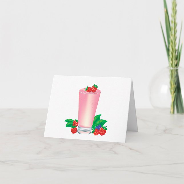 Refrescante Berry Smoothie Bebida Rosa (Subido por el creador)