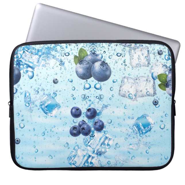 Refrescante Bolsa para portátil de agua de arándan (Frente)