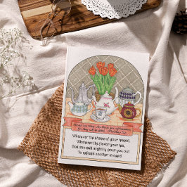 Refrescar la tarjeta de cumpleaños de las teteras