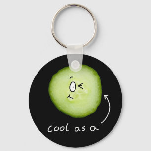 refresqúese como llavero del pepino
